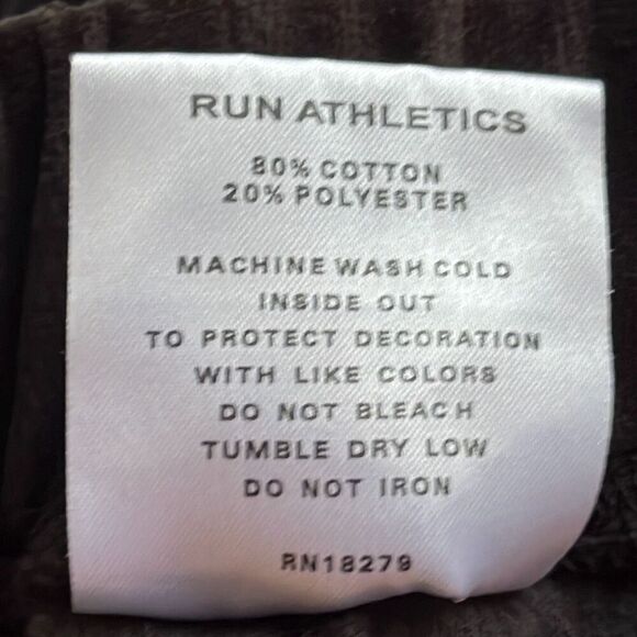 Rare Run Athletics Big Baggy Poly/Cotton Blend Velour Shorts Mens L - Picture 6 of 9